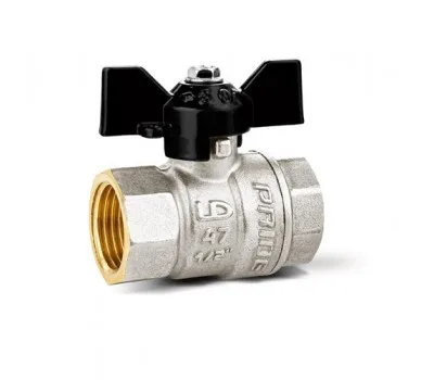Кран шаровой бабочка 15 (1/2") ВР Pу 40  LD Pride 11Б27п1