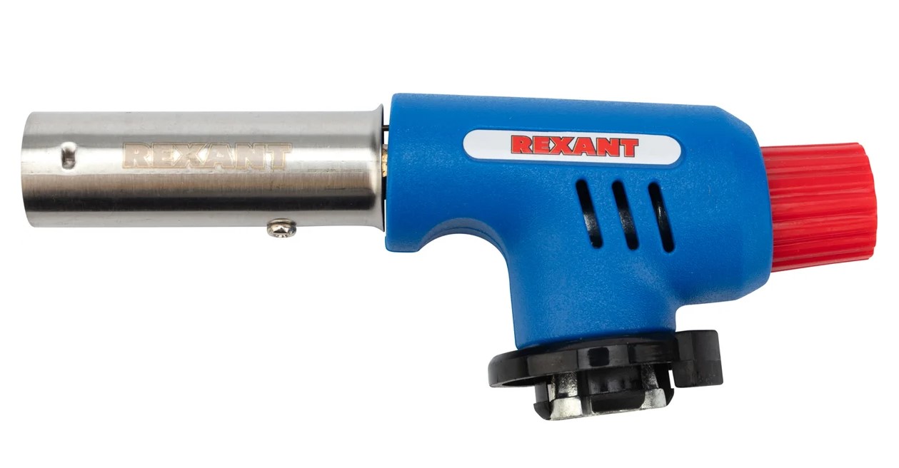 Газовая горелка-насадка Rexant GT-19 сопло 20мм 1.1кВт пьезоподжиг (10/100)