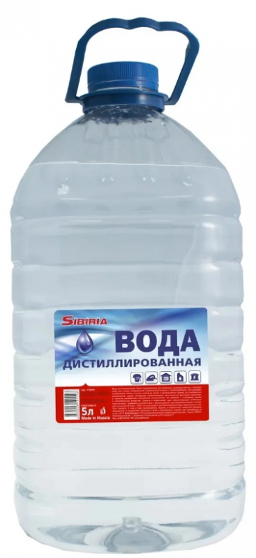 Дистиллированная вода Sibiria  5л