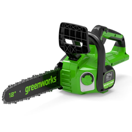 Цепная пила аккумуляторная, Greenworks, GD24CS30 б/щ 30см (в комплекте с АКБ 4АЧ и ЗУ), 24В