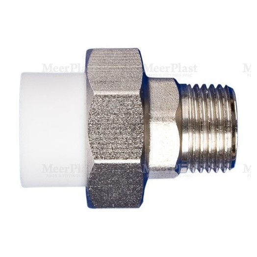 Муфта комб. разъемная ПП НР 32х1 1/4"  MeerPlast (5/70)