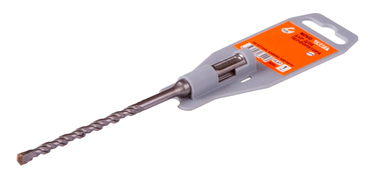 Бур по бетону sds plus Fox 12 x 210 мм, Novocraft