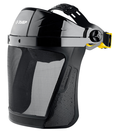 Щиток защитный лицевой, из мелкоячеистой сетки 190 х 339 мм, ЗУБР СЕКТОР-С