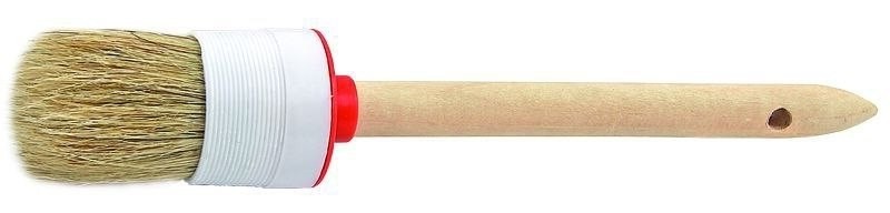 Кисть круглая Toolberg, 30мм, деревянная ручка, натуральная щетина