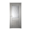 #Дверное полотно Ясень белый 700 PRIMA 01 стекло (Сатин белый) 3D FLEX ТМ Interi