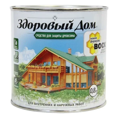 Здоровый Дом деревозащитное средство Палисандр 0,8л Лакра
