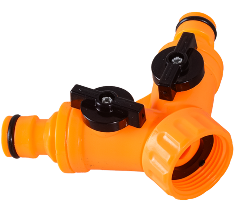 Разветвитель регулируемый 2-х канальный со штуцерами Вихрь