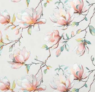 Обои 1,06*10,05м компакт-винил/флиз декор Magnolia VICTORIA STENOVA 585108