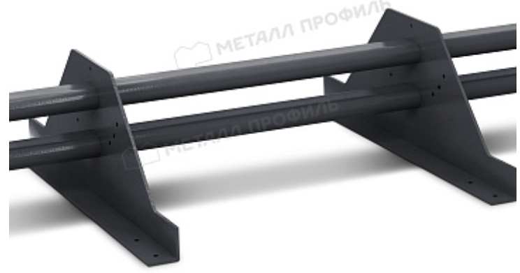Снегозадержатель трубчатый, RAL 7024 Серый графит 1,00м