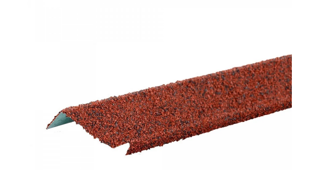 ТЕХНОНИКОЛЬ Планка примыкания с гранулятом, красный, шт. (20*45*15*10 мм), Длина 1,25 м.(1уп/10шт)