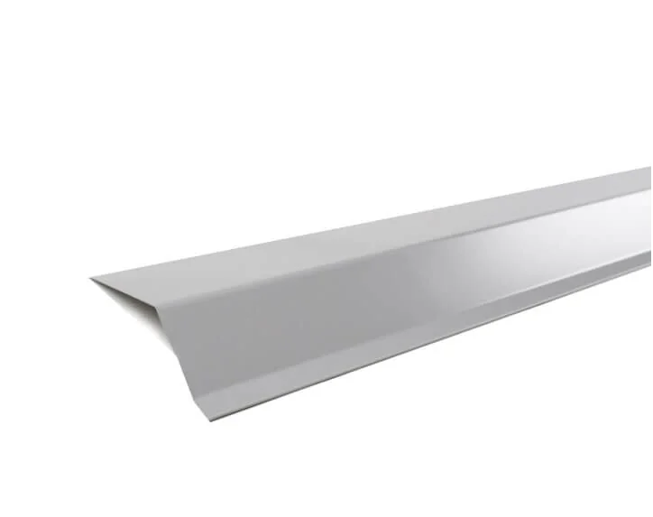 Планка карнизная пластизол RAL 7005 серая, (20*45*15*10 мм), Длина 2 м. (1уп/10шт)