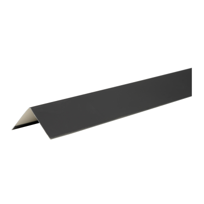 ТЕХНОНИКОЛЬ HAUBERK уголок металлический внешний, полиэстер, RAL 7024 темно- серый, 2 метра (1уп/10шт)