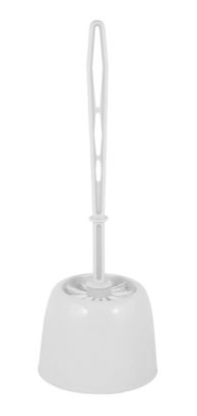 Ёрш туалетный + подставка " ЭКОНОМ МИНИ" белый МУЛЬТИПЛАСТ