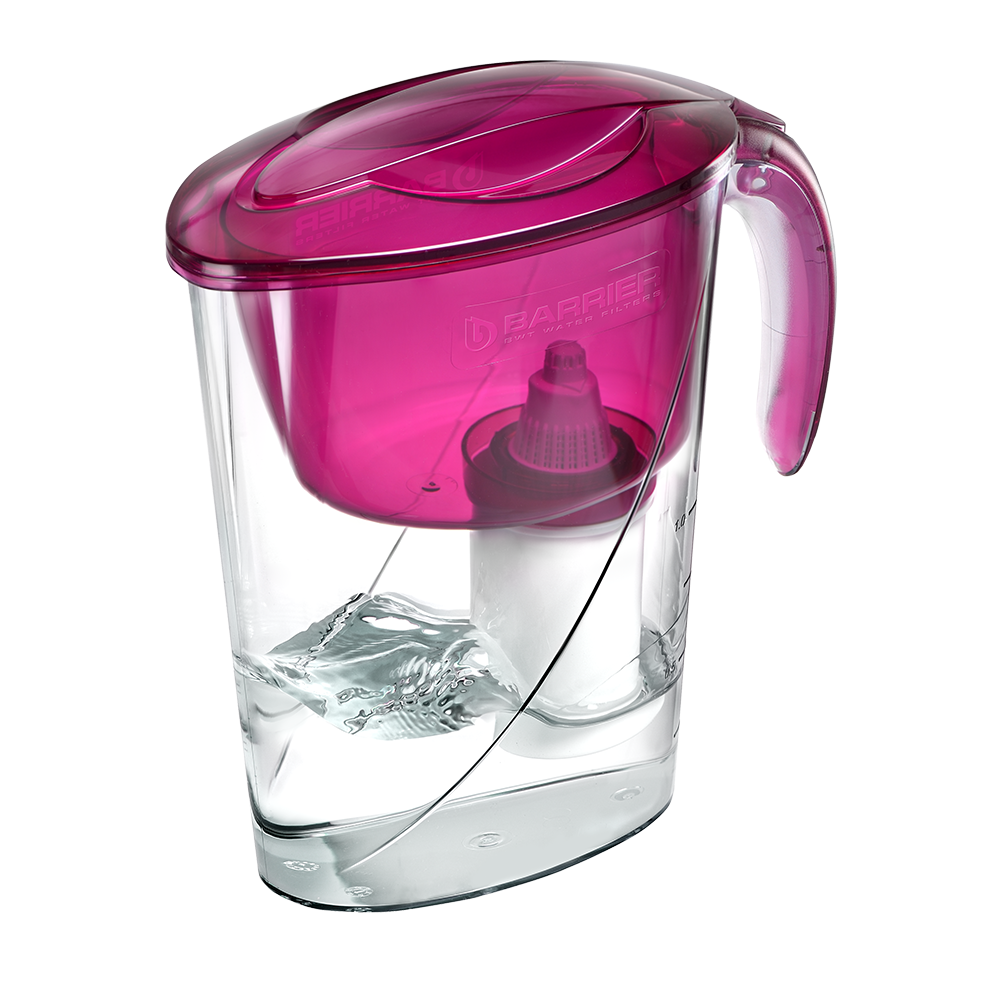 Фильтр-кувшин для очистки воды Барьер "Эко" пурпурный 