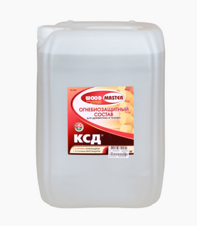 Пропитка по дереву WOODMASTER КСД  огнебиозащита II ст.бесцв.  23кг (Рогнеда) НЕМОРОЗОСТ. от - 5 С