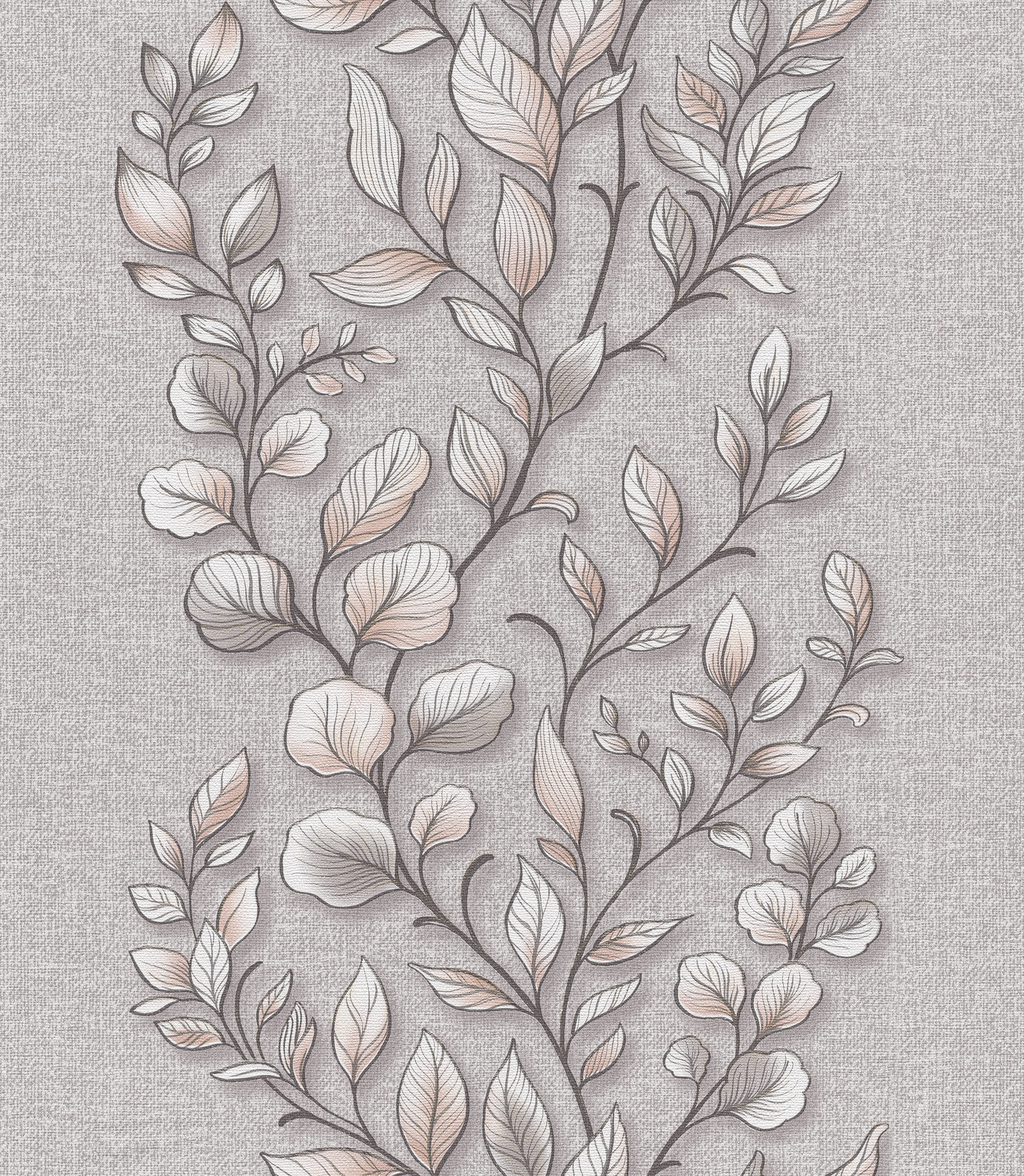 #Обои 0,53*10,05м дюплекс Фрейя 9 графит Malex design 6246-9
