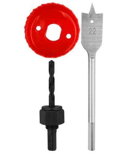 Набор для врезки замков 54/22мм 3пр. VertexTools