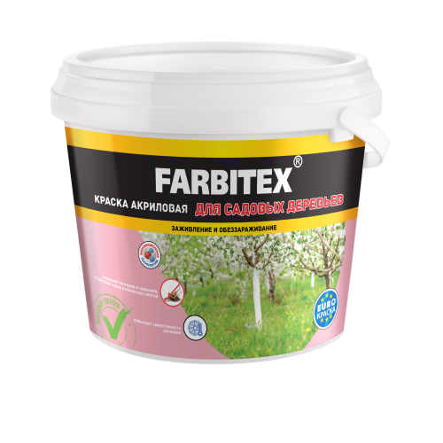 Краска для садовых деревьев (3 кг) FARBITEX