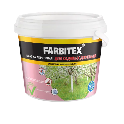 Краска для садовых деревьев (3 кг) FARBITEX