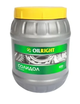 Смазка Солидол жировой "ОЙЛРАЙТ" банка 800г (Пушкино)