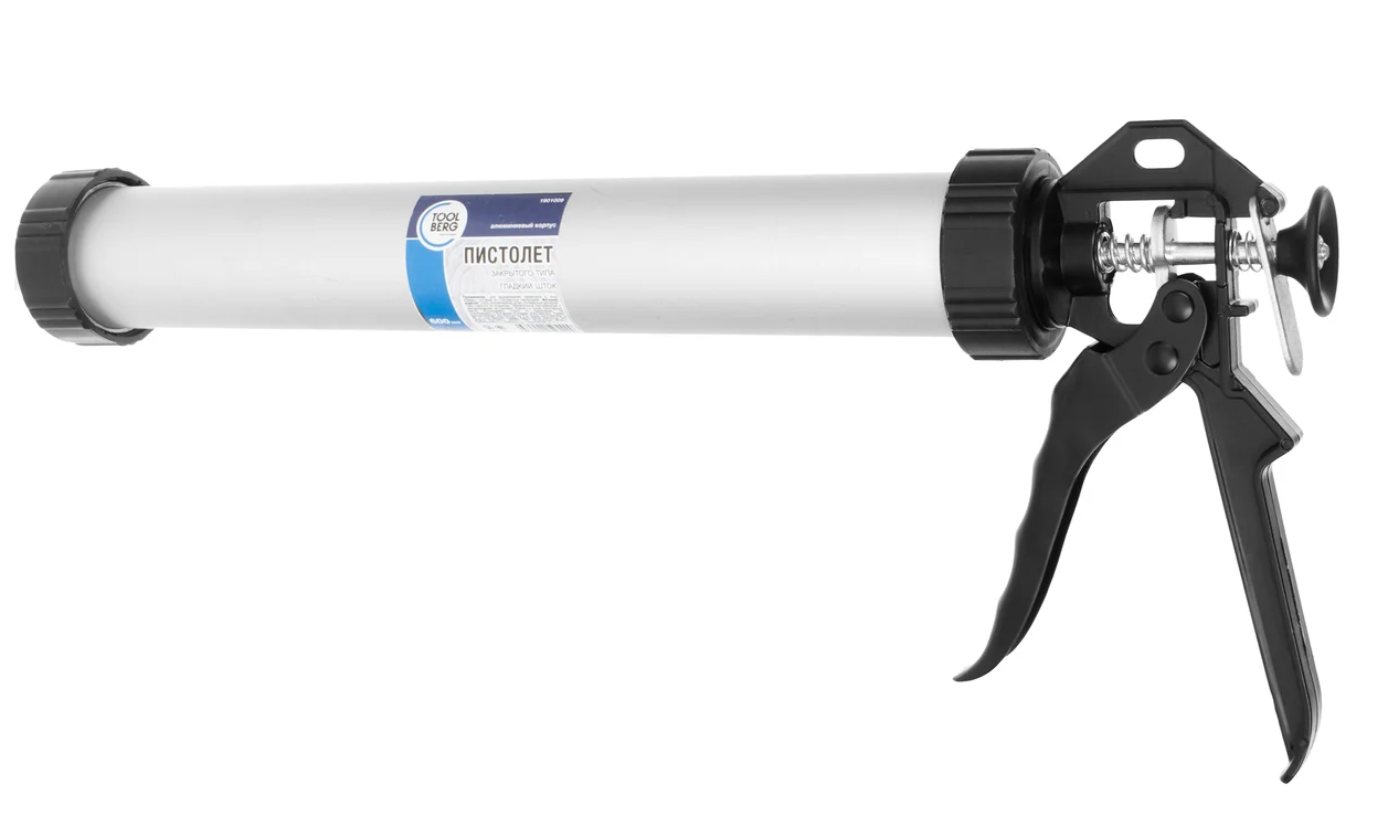 Пистолет закрытого типа, алюминиевый, 600мл, Toolberg
