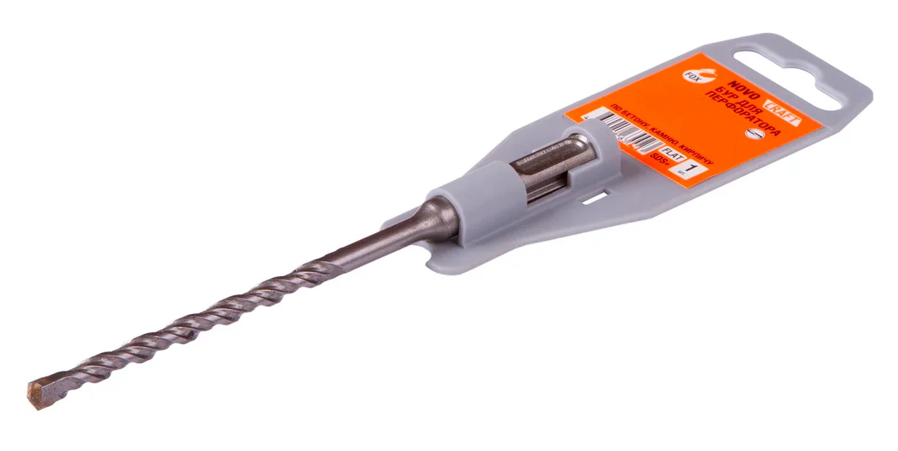 Бур по бетoну sds plus Fox 8 х 160 мм, Novocraft