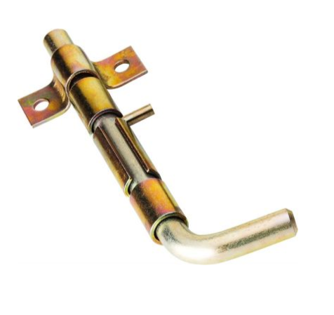 Засов дверной Киров ЗД-08 гаражный под сварку 180 мм