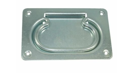 Ручка откидная скрытая 140*90мм цинк г.Кунгур