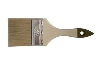 Кисть плоская  Toolberg, "Микс", 75мм, деревянная ручка, смешанная щетина