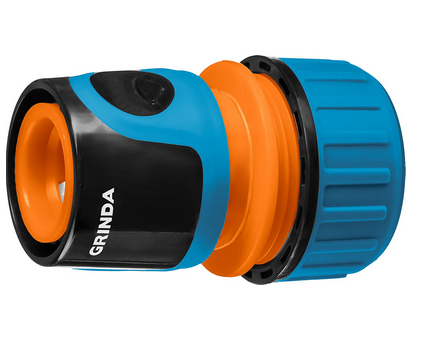 Соединитель быстросъемный, пластиковый с покрытием TPR, 1/2", PROLine, TC-12, GRINDA