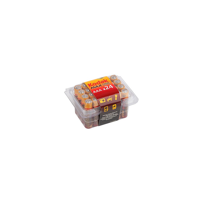Батарейка Kodak алкалиновая MAX SUPER LR03 (мизинчиковые)(24)