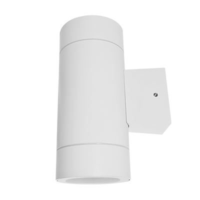 Светильник уличный настенный 2xGX53 InHome ЦИЛИНДР-GX53S-2WH IP54 цилиндр двухсторонний белый