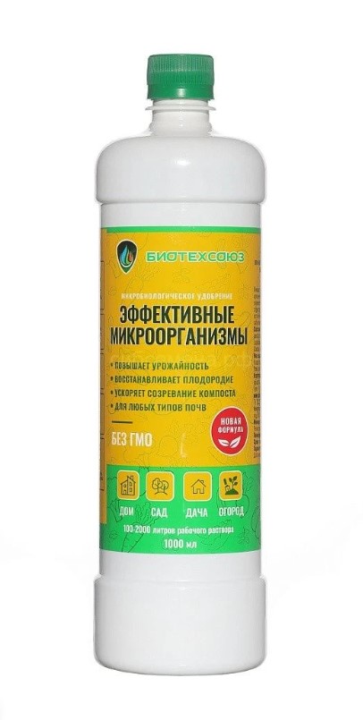 Эффективные Микроорганизмы от Биотехсоюз 1,0л 1/20