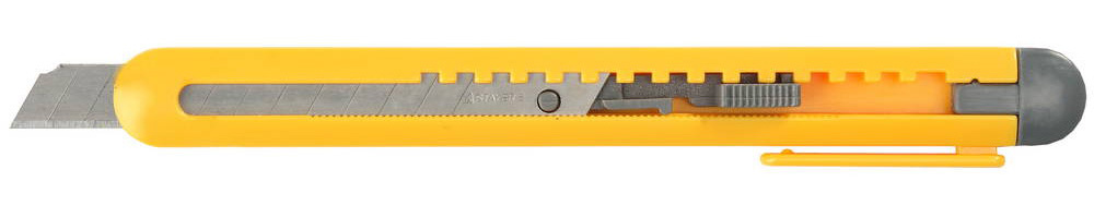 Нож из АБС пластика QUICK-9, сегмент. лезвия 9 мм, ТМ STAYER
