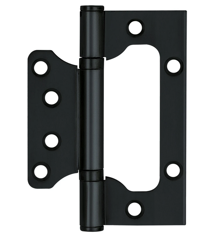 Петля универсальная без врезки IN4000W BL (100/P-2B 100x2,3) черный ТМ AJAX 45305 