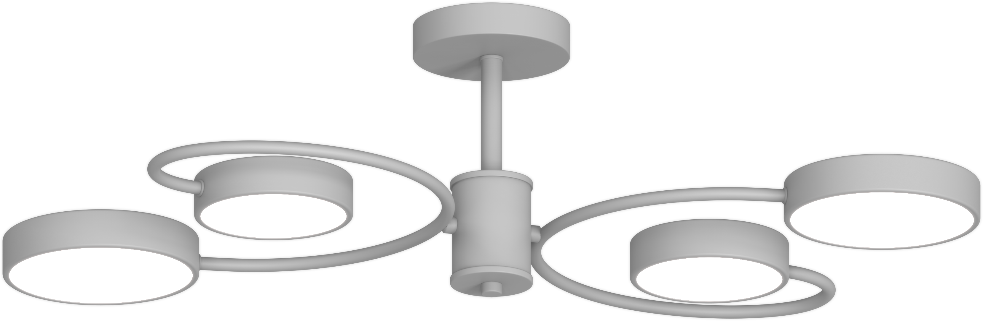 Светильник LED 60W 3000-6000K БЕЗ ПДУ 60489/4 WH