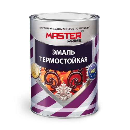 Эмаль термостойкая белый (0.4 кг) MASTER PRIME