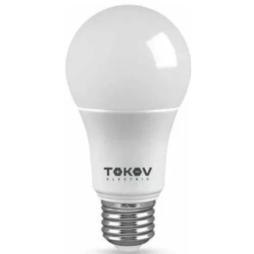 Лампа светодиодная 15Вт А60 4000К Е27 176-264В TOKOV ELECTRIC TKE-A60-E27-15-4K