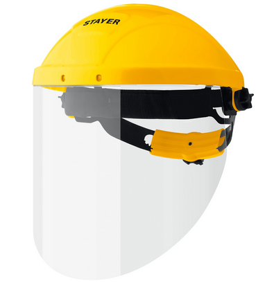 Щиток защитный лицевой из поликарбоната, 220 х 315 мм, STAYER