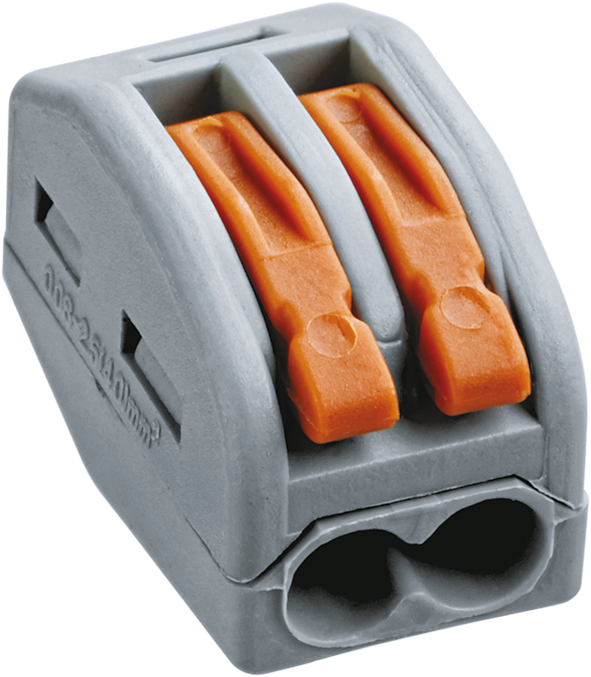 Зажим рычажковый 2x(0.08-4мм²) CMK-412 Omnyx (100/4000)