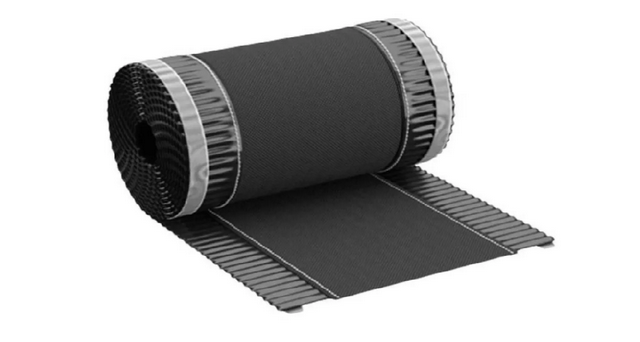 Коньковая лента WELL (длина 5м ширина 24см) RAL 9005 Чёрный