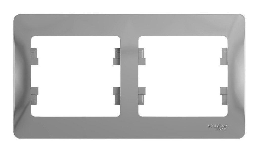 РАМКА 2-постовая, горизонтальная, АЛЮМИНИЙ GLOSSA (30)