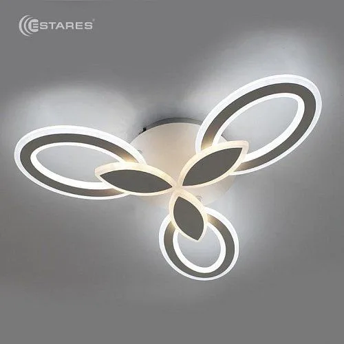 Светодиодная люстра ESTARES AURORA DOUBLE 60W 3F-575x80-WHITE/WHITE-220-IP20 без ПДУ
