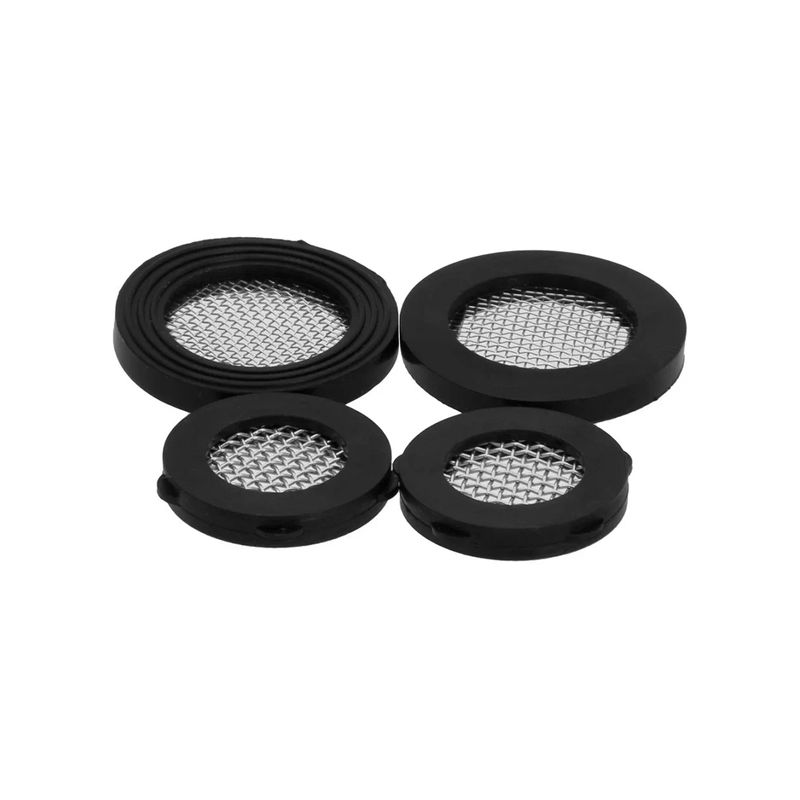 Прокладка для смесителя с сеточкой 1/2" и 3/4" (2 + 2 шт.), MP