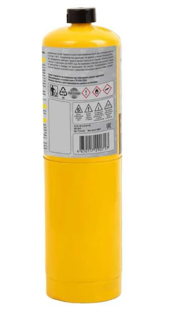 BlackWeld Газовый баллон со сжиженной смесью МАПП ГАЗ 453гр.1000мл 111706