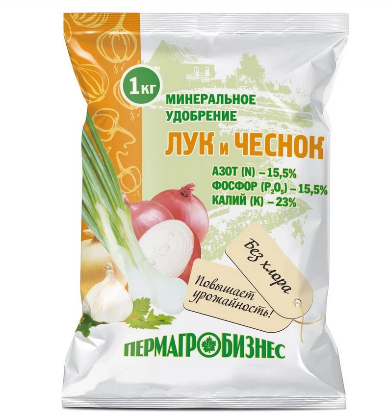 Удобрение Лук и Чеснок 1кг 1/20/960 (ПАБ) Е