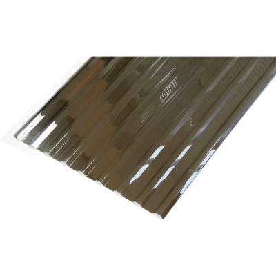 Профилированный ПК МП/С-20 0,8мм 1,15*3,00м Бронза-Серый Пластилюкс