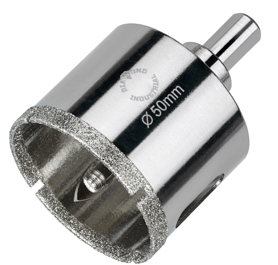 Diamond Industrial Коронка алмазная по керамограниту с центрирующим сверлом 50мм DIDCSC050