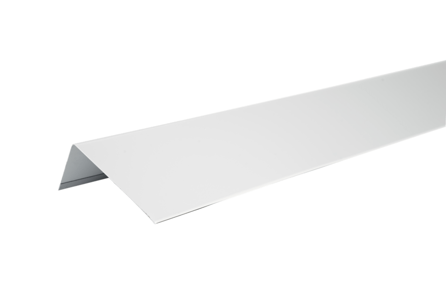 ТЕХНОНИКОЛЬ HAUBERK наличник оконный металлический, полиэстер, RAL 7004 серый, 2 метра (1уп/10шт)