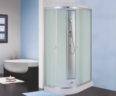 Душевая кабина Niagara NG-4312-08L 120*80*215 низкий поддон (13см) стекло матовое 3 места